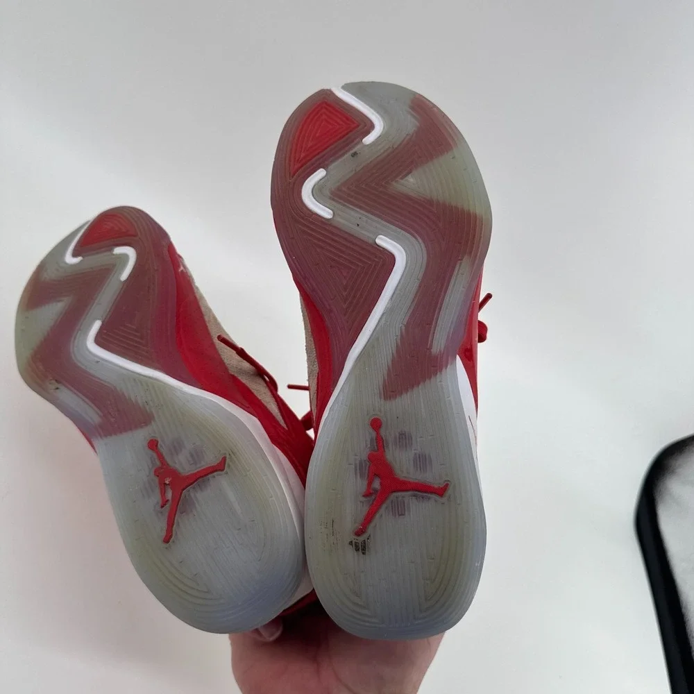Nike Air Jordan Luka 2 Men's Shoes Red And White Size 8